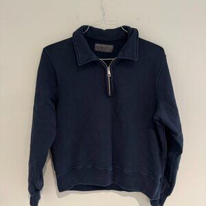 Abercrombie & Fitch Blue Quarter Zip Size Small Like New